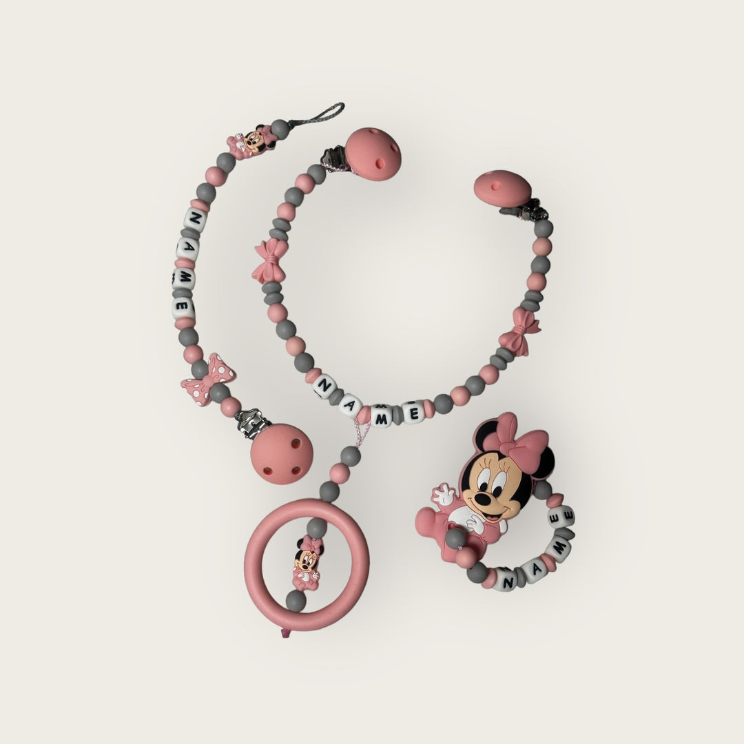 Personalisiertes 3er Set - Minnie Mouse