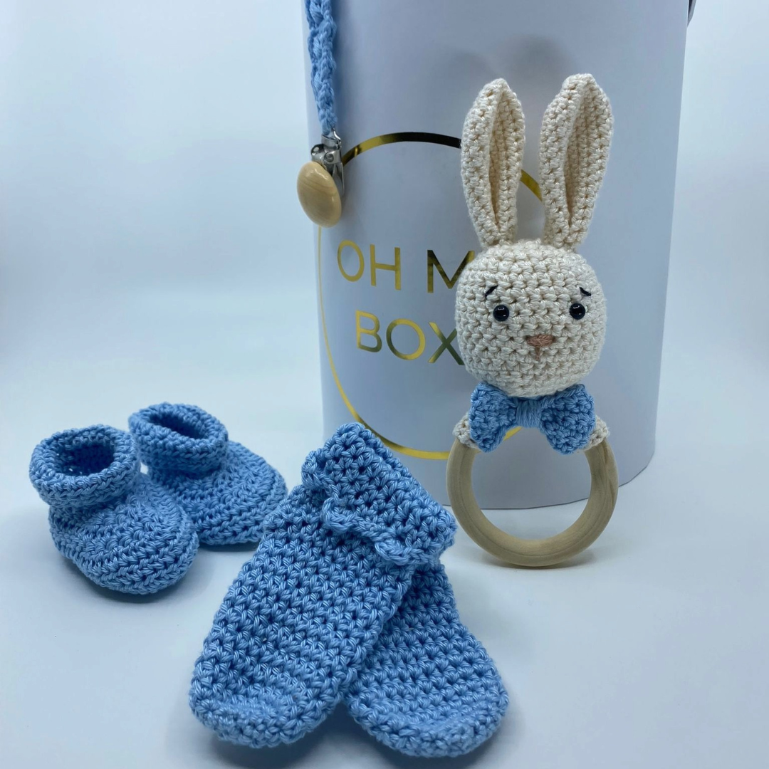 Geschenkbox newborn Blau